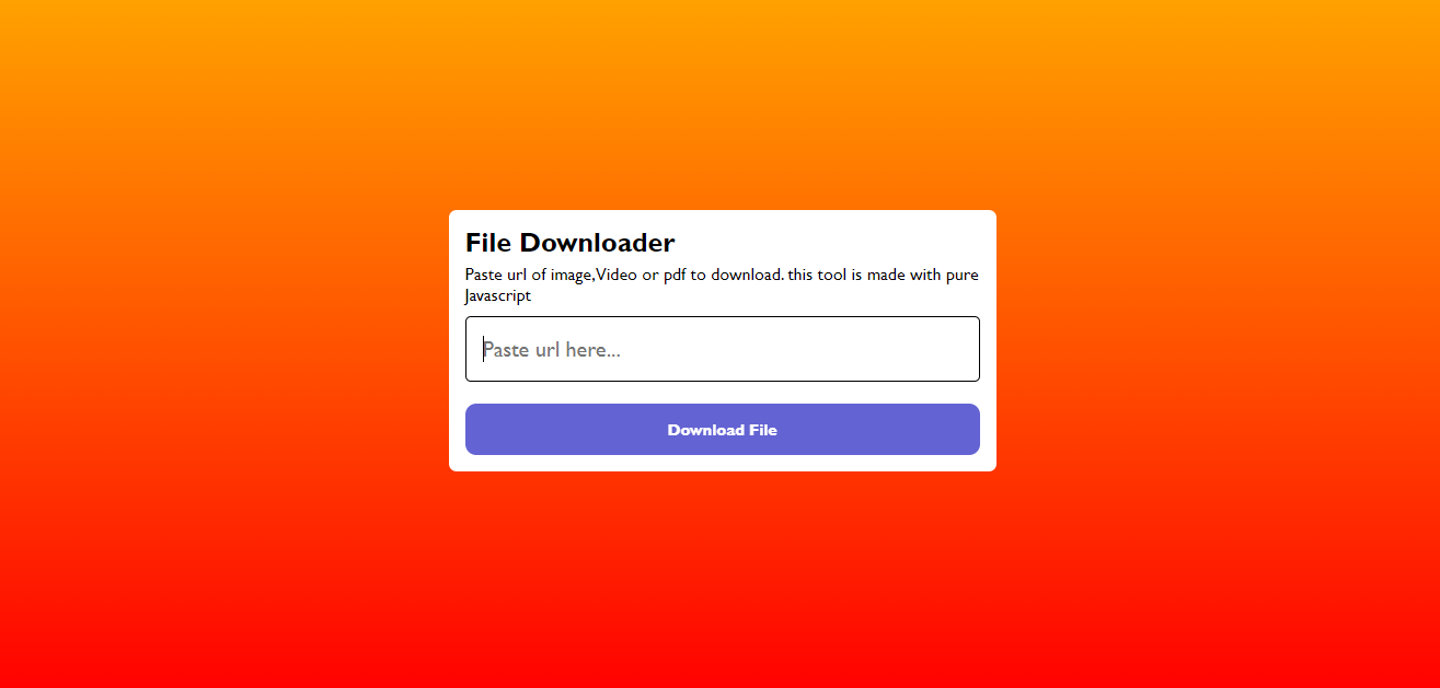File Downloader