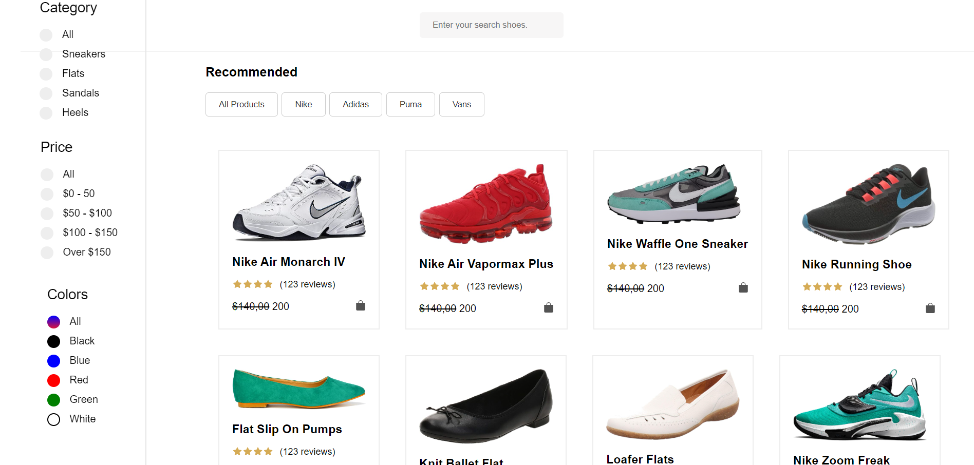 E-commerce Basic Filtering
